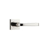 Door Lever Annecy Square Rose Pair Polished Nickel H52xW52xP65mm

(Latch/Lock Sold Separately) in Polished Nickel