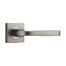 Door Lever Annecy Square Rose Pair Satin Nickel H52xW52xP65mm
(Latch/Lock Sold Separately) in Satin Nickel