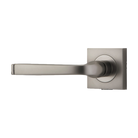 Door Lever Annecy Rose Square Concealed Fix Left Hand Fixed Satin Nickel L117xP66mm BPH52xW52mm in Satin Nickel