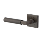 Door Lever Berlin Rose Square Concealed Fix Left Hand Fixed Signature Brass L120xP60mm BPH52xW52mm in Signature Brass