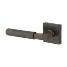 Door Lever Brunswick Rose Square Concealed Fix Left Hand Fixed Signature Brass L120xP60mm BPH52xW52mm in Signature Brass