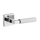 Door Lever Brunswick Rose Square Concealed Fix Right Hand Fixed Polished Chrome L120xP60mm BPH52xW52mm in Polished Chrome