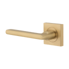 Door Lever Baltimore Square Rose Single Lever Brushed Brass H52xW52xP55mm
Fixed Dummy Lever - Left Hand in Brushed Brass