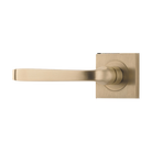 Door Lever Annecy Rose Square Concealed Fix Left Hand Fixed Brushed Brass L117xP66mm BPH52xW52mm in Brushed Brass