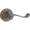 Door Lever Milton Round Rose Pair Antique Brass D63xP68mm

(Latch/Lock Sold Separately) in Antique Brass