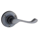 Door Lever Victorian Round Rose Pair Antique Copper D63xP58mm
(Latch/Lock Sold Separately) in Antique Copper