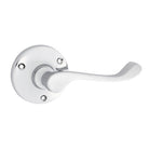 Door Lever Victorian Round Rose Pair Chrome Plated D63xP58mm
(Latch/Lock Sold Separately) in Chrome Plated
