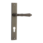 Door Lever Sarlat Rectangular Euro Signature Brass CTC85mm H240xW38xP55mm in Signature Brass