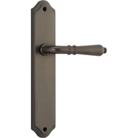 Door Lever Sarlat Shouldered Latch Signature Brass H250xW48xP57mm in Signature Brass
