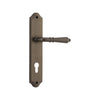 Door Lever Sarlat Shouldered Euro Signature Brass CTC85mm H250xW48xP57mm in Signature Brass