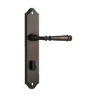 Door Lever Verona Shouldered Privacy Signature Brass CTC85mm H237xW50xP59mm in Signature Brass