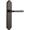 Door Lever Annecy Shouldered Latch Signature Brass H237xW50xP65mm in Signature Brass