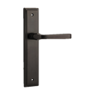 Door Lever Annecy Stepped Latch Signature Brass H237xW50xP65mm in Signature Brass