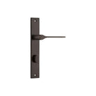 Door Lever Como Rectangular Privacy Signature Brass CTC85mm H240xW38xP59mm in Signature Brass