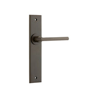 Baltimore Chamfered Latch Signature Brass H240xW50xP55mm in Signature Brass
