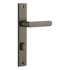 Door Lever Osaka Rectangular Privacy Pair Signature Brass CTC85mm H240xW38xP55mm in Signature Brass