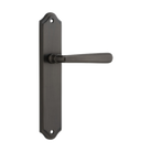 Door Lever Copenhagen Shouldered Latch Pair Signature Brass H250xW48xP61mm in Signature Brass