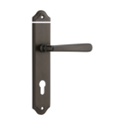 Door Lever Copenhagen Shouldered Euro Pair Signature Brass CTC85mm H250xW48xP61mm in Signature Brass