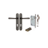 Door Lever Copenhagen Oval Euro Pair Signature Brass CTC85mm H240xW40xP61mm Entrance Kit Mortice Lock Euro Signature Brass CTC85mm Backset 60mm, Euro Cylinder Dual Function 5 Pin Signature Brass L65mm KA1 in Signature Brass