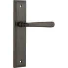 Door Lever Copenhagen Stepped Latch Pair Signature Brass H237xW50xP61mm in Signature Brass