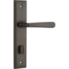 Door Lever Copenhagen Stepped Privacy Pair Signature Brass CTC85mm H237xW50xP61mm in Signature Brass
