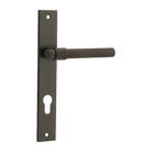 Door Lever Helsinki Rectangular Euro Pair Signature Brass CTC85mm H240xW38xP44mm in Signature Brass