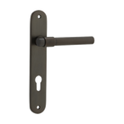 Door Lever Helsinki Oval Euro Pair Signature Brass CTC85mm H240xW40xP44mm in Signature Brass