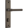 Door Lever Helsinki Stepped Privacy Pair Signature Brass CTC85mm H237xW50xP44mm in Signature Brass