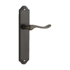 Door Lever Stirling Shouldered Latch Pair Signature Brass H250xW48xP64mm in Signature Brass