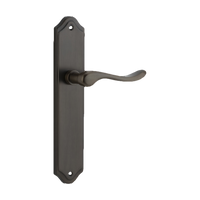 Door Lever Stirling Shouldered Latch Pair Signature Brass H250xW48xP64mm in Signature Brass