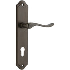 Door Lever Stirling Shouldered Euro Pair Signature Brass CTC85mm H250xW48xP64mm in Signature Brass
