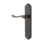 Door Lever Stirling Shouldered Latch Left Hand Fixed Signature Brass L116xP64mm BPH250xW48mm in Signature Brass