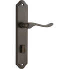 Door Lever Stirling Shouldered Privacy Pair Signature Brass CTC85mm H250xW48xP64mm in Signature Brass
