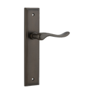 Door Lever Stirling Stepped Latch Pair Signature Brass H237xW50xP64mm in Signature Brass