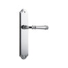 Door Lever Verona Shouldered Latch Polished Chrome H237xW50xP59mm in Polished Chrome