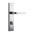 Door Lever Annecy Stepped Privacy Polished Chrome CTC85mm H237xW50xP65mm in Polished Chrome