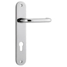 Door Lever Oslo Oval Euro Pair Polished Chrome CTC85mm L120xP54mm BPH240xW38mm Mortice Lock Euro Polished Chrome CTC85mm Backset 60mm,Euro Cylinder Dual Function  Key Key 5 Pin Polished Chrome 65mm KA4 in Polished Chrome