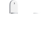 Door Lever Baltimore Return Oval Privacy Pair Polished Chrome CTC85mm H240xW40xP58mm in Polished Chrome