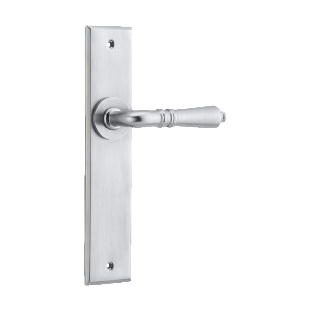 Sarlat Chamfered Latch Brushed Chrome H240xW50xP55mm in Brushed Chrome
