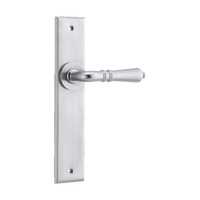 Sarlat Chamfered Latch Brushed Chrome H240xW50xP55mm in Brushed Chrome
