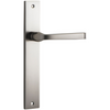 Door Lever Annecy on Long Backplate Satin Nickel H237xW50xP65mm in Satin Nickel
