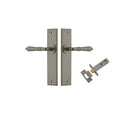 Door Lever Sarlat Chamfered Graphite PVD Passage Kit in Graphite PVD