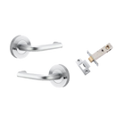Iver Oslo Lever on Round Rose (Pair) — Brushed Chrome — LHTR20355KIBPRIV60