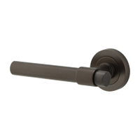 Door Lever Helsinki Fixed Lever Left - Round Rose Signature Brass D52xP44mm
(Latch/Lock Sold Separately) in Signature Brass