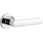 Door Lever Osaka Round Rose Polished Chrome D52xP55mm
(Latch/Lock Sold Separately) in Polished Chrome
