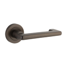Door Lever Baltimore Return Rose Round Concealed Fix Right Hand Fixed Signature Brass L128xP57mm BPD52mm in Signature Brass