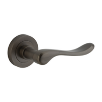 Door Lever Stirling Round Rose Signature Brass D52xP64mm
(Latch/Lock Sold Separately) in Signature Brass