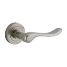 Door Lever Stirling Round Rose Satin Nickel D52xP64mm
(Latch/Lock Sold Separately) in Satin Nickel