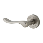 Door Lever Stirling Rose Round Concealed Fix Left Hand Fixed Satin Nickel L116xP65mm BPD52mm in Satin Nickel