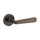 Iver Copenhagen Lever on Round Rose (Pair) — Signature Brass — LHTR20801